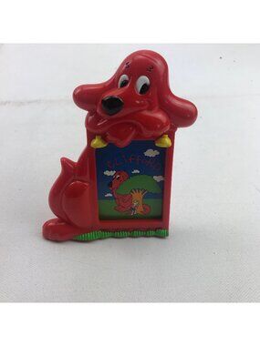 Clifford The Big Red Dog Plastic Picture Frame Holder Red